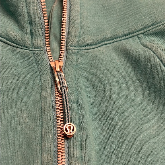 Lululemon Athletica Teal Half-Zip Sweatshirt - Picture 2 of 5